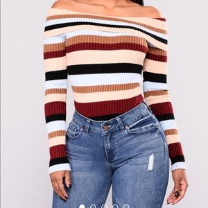 BRAND NEW FASHION NOVA OFF SHOULDER TOP